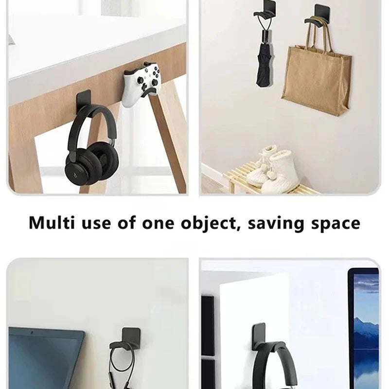Plastic Headphone Stand 🎧✨ – Stojak na Słuchawki z Funkcją Oszczędzania Miejsca! 🚀🖥️