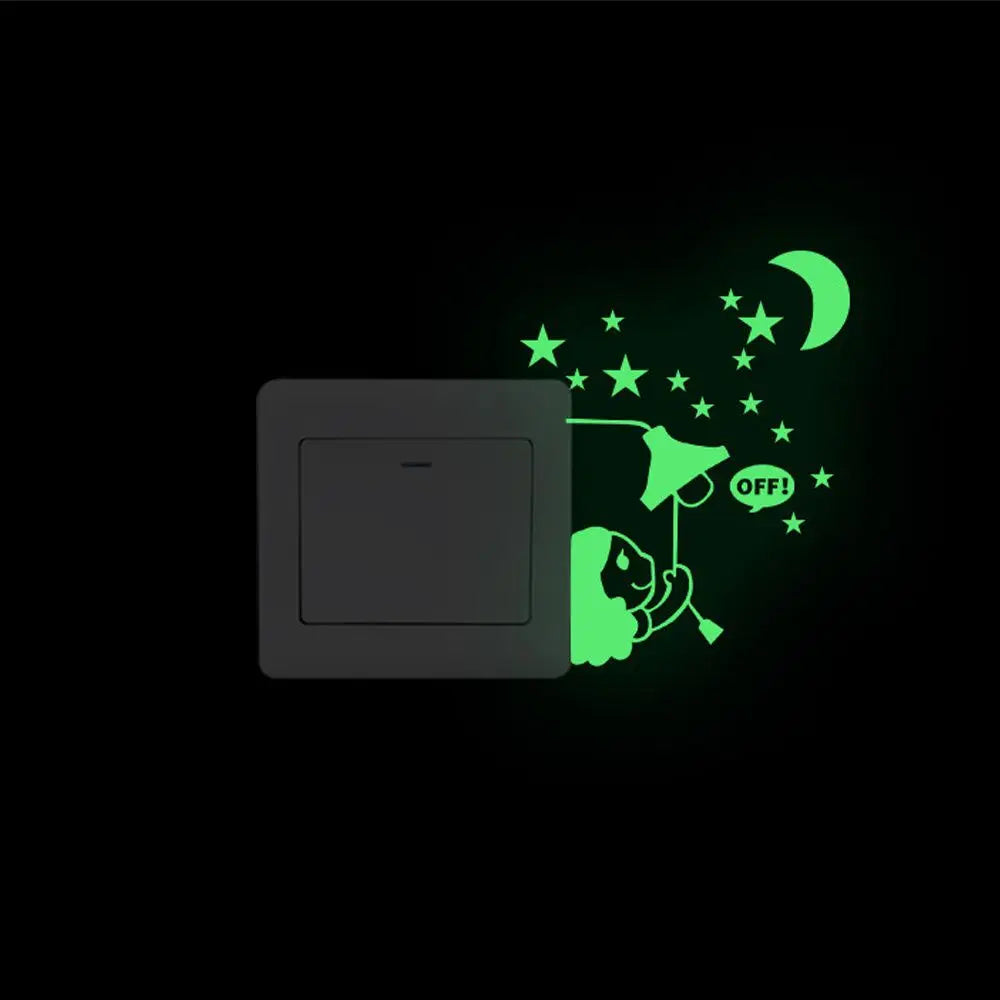 Luminous Moon 3D Wall Stickers 🌙✨ – Świecące w Ciemności Naklejki na Ścianę z Kosmicznym Motywem! 🚀🌌