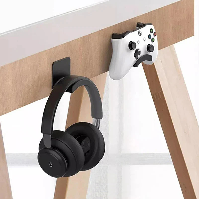 Plastic Headphone Stand 🎧✨ – Stojak na Słuchawki z Funkcją Oszczędzania Miejsca! 🚀🖥️